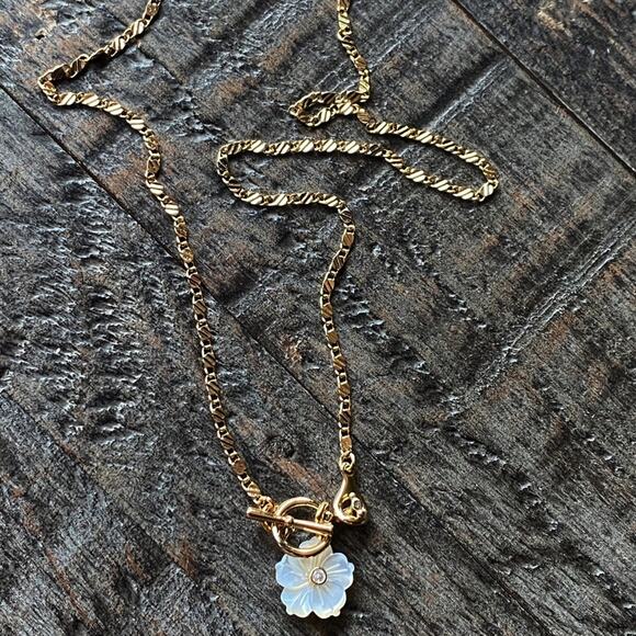 NEW FP x Luna Norte Mother Of Pearl Layering Necklace - Picture 8 of 9